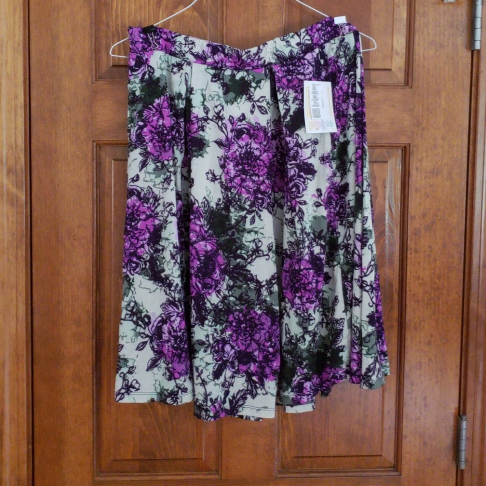 Multi colored flower skirt